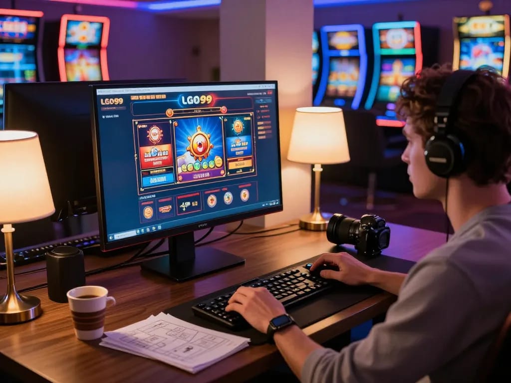 Pemain LGO99 terlibat dalam permainan kasino online dengan antarmuka berkualitas tinggi dan catatan strategi.