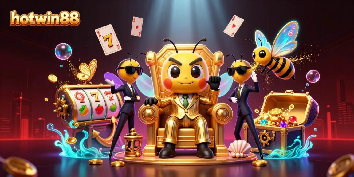 Engage with hotwin88 casino slots in a vibrant, dynamic 3D environment illustrating thrilling gameplay moments.