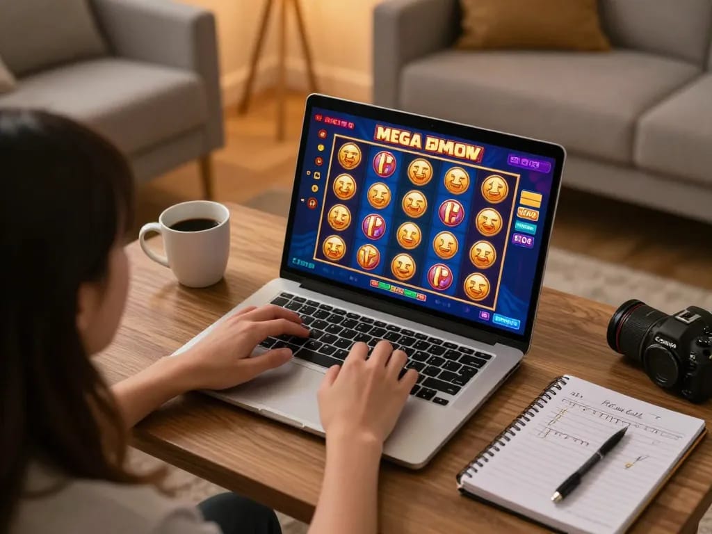 Bermain permainan mega slot di rumah dengan catatan strategis terlihat untuk permainan yang lebih baik.