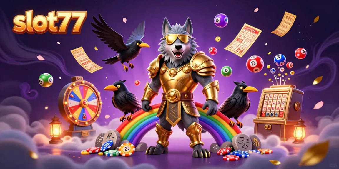 Menangkan jackpot di slot77 dengan ilustrasi unik dan penuh warna.