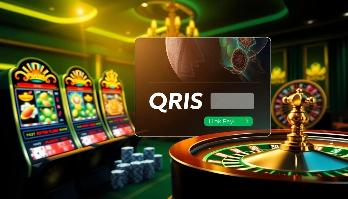 Play your favorite games with link slot pakai qris at a vibrant online casino featuring modern slots and roulette.