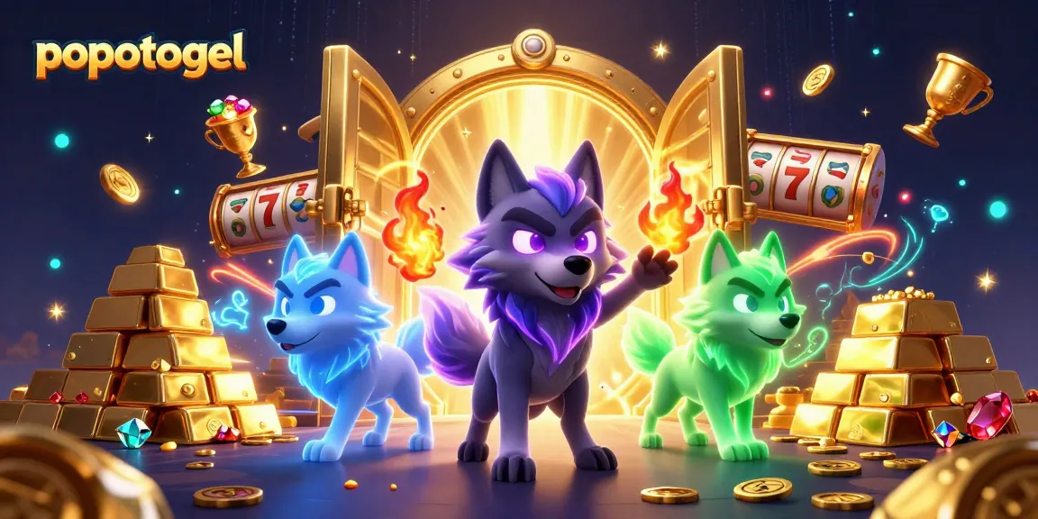 Experience exhilarating gaming with popotogel featuring a spectral wolf pack and dazzling treasures.