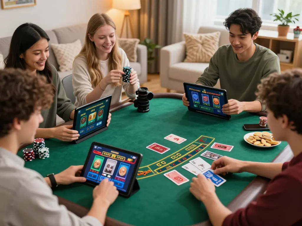 Players excitedly join the online blackjack tables as they daftar Sepuhplay, enjoying a lively gaming experience from home.