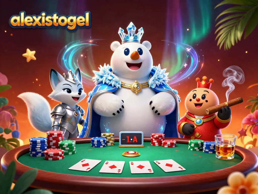 Menang besar di alexistogel dengan suasana kasino yang menawan dan karakter kartun menakjubkan.