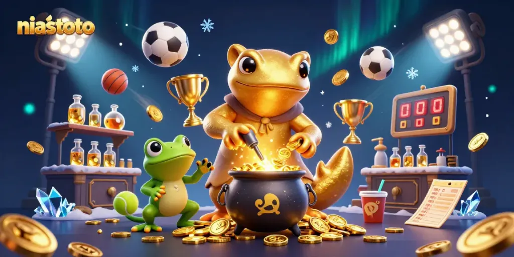 niastoto menawarkan pengalaman bermain yang menawan dengan ilustrasi kasino 3D yang kaya detail.