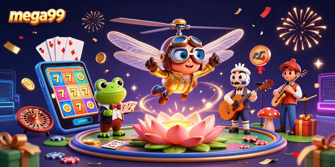 Experience thrilling gameplay with mega99, enjoying colorful slots and dynamic casino action.