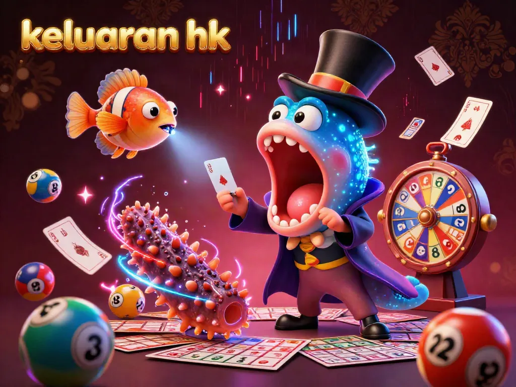 Mengintip keluaran hk terbaru dengan gulper eel menghibur dalam pakaian penyihir di acara lotere.