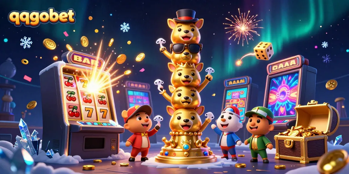 Experience thrilling gameplay with qqgobet in this dynamic casino scene featuring a jackpot explosion.