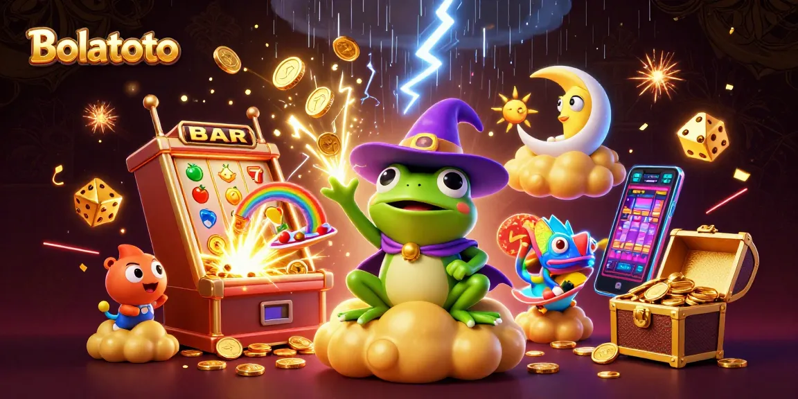 Join Bolatoto in a magical storm of winning coins with thrilling slot dynamics and vibrant casino action.
