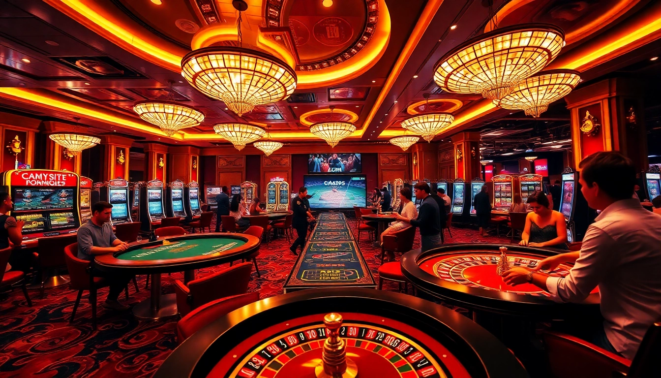 Experience the thrill of 32win.com with vibrant casino gaming in a luxurious setting.
