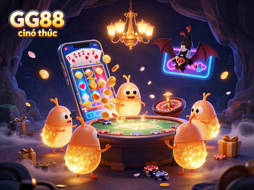 Engage in exciting gameplay at GG88 chính thức with vibrant casino illustration showcasing immersive neon elements.