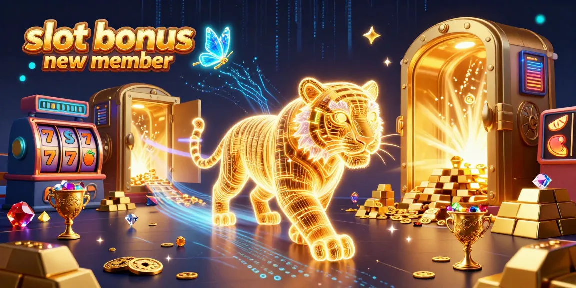 Menangkan slot bonus anggota baru dengan ilustrasi menarik dan visual kasino digital yang memukau.