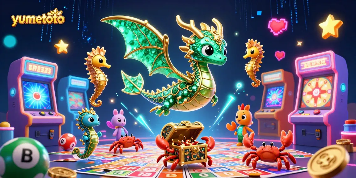Play exciting games at yumetoto, featuring engaging lottery elements and vibrant gaming visuals.