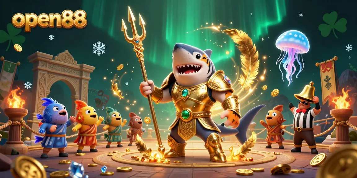 Experience open88's thrilling underwater casino world with vibrant visuals and dynamic action.