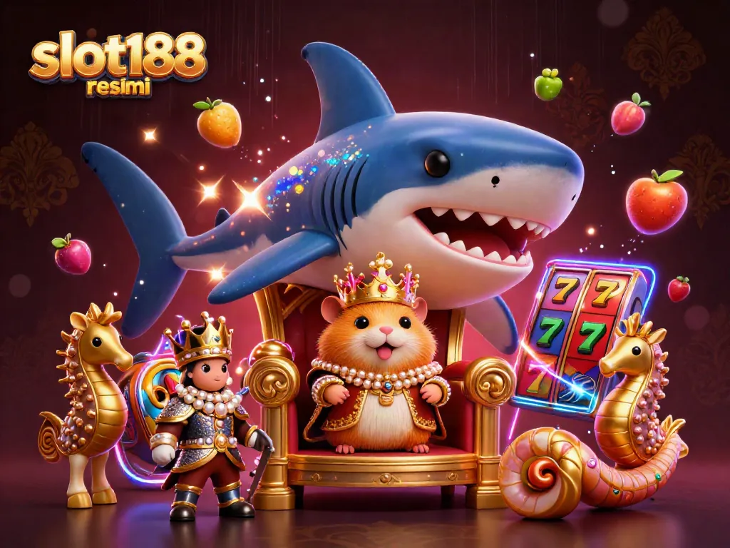 Mainkan Slot188 resmi dengan gambar slot yang memukau dan karakter unik.