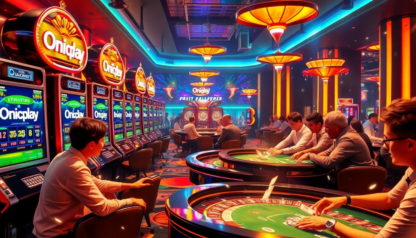 Experience winning thrills with Onicplay in an exciting casino atmosphere!