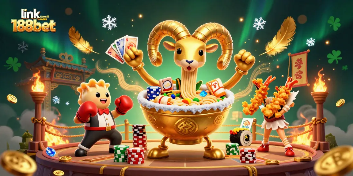 Menemukan link alternatif 188bet dengan ilustrasi kasino yang meriah dan penuh warna