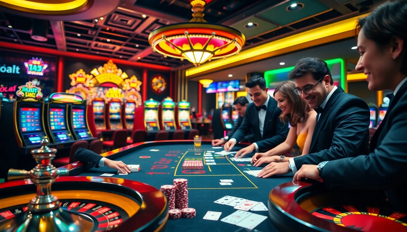 Experience the excitement of gambling at https://go8.live/ with vibrant casino visuals and engaging players.