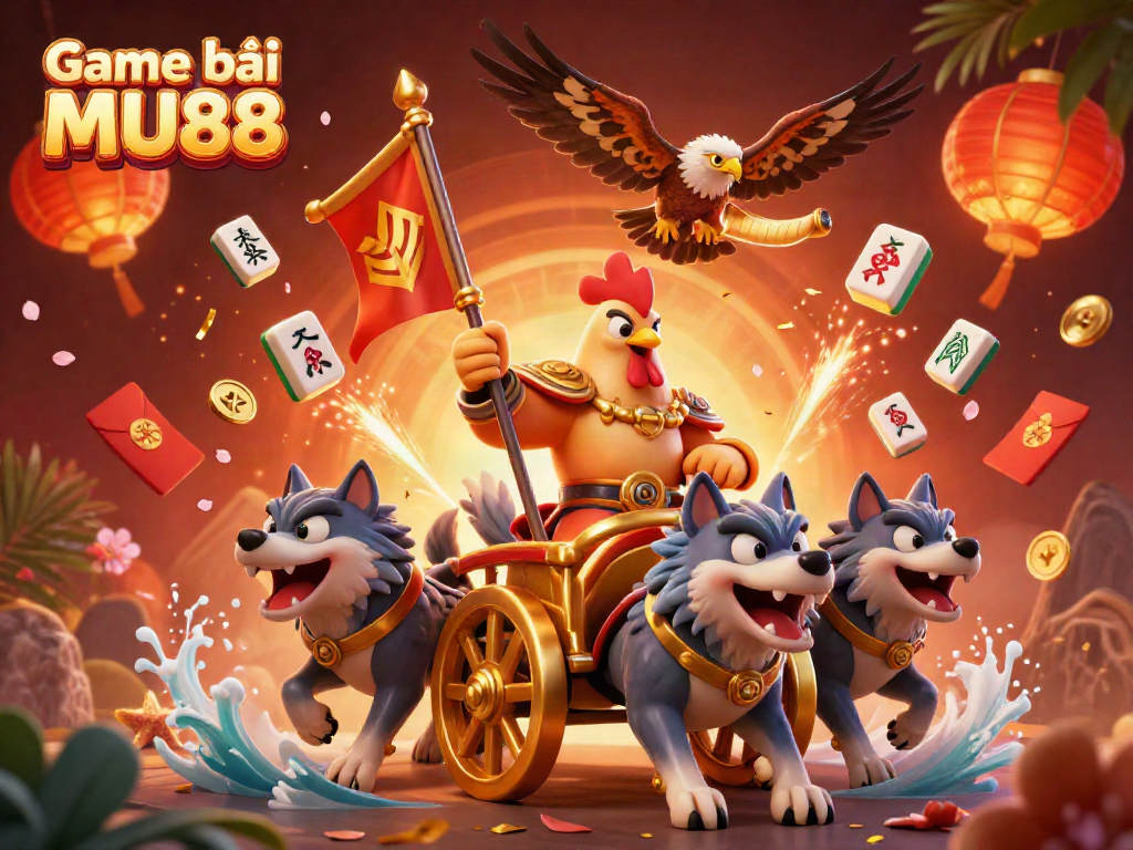 Experience the thrill of Game bài MU88 with engaging characters and dynamic elements in a vibrant casino environment.