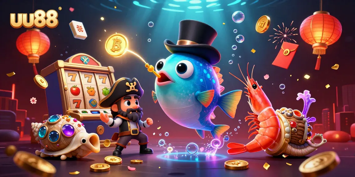 uu88 attracts players with vibrant slot machine action and dazzling winnings in an underwater theme
