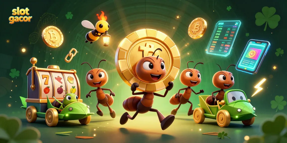 Gali pengalaman menang di slot gacor dengan tim semut beraksi saat mencuri chip poker emas.