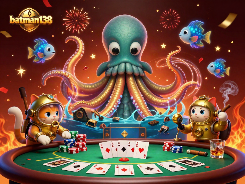 Win big at batman138 with a dynamic poker scene featuring thrilling 3D characters.