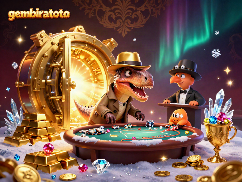 Gembiratoto menawarkan pengalaman bermain kasino dengan velociraptor mencuri chips di meja blackjack.