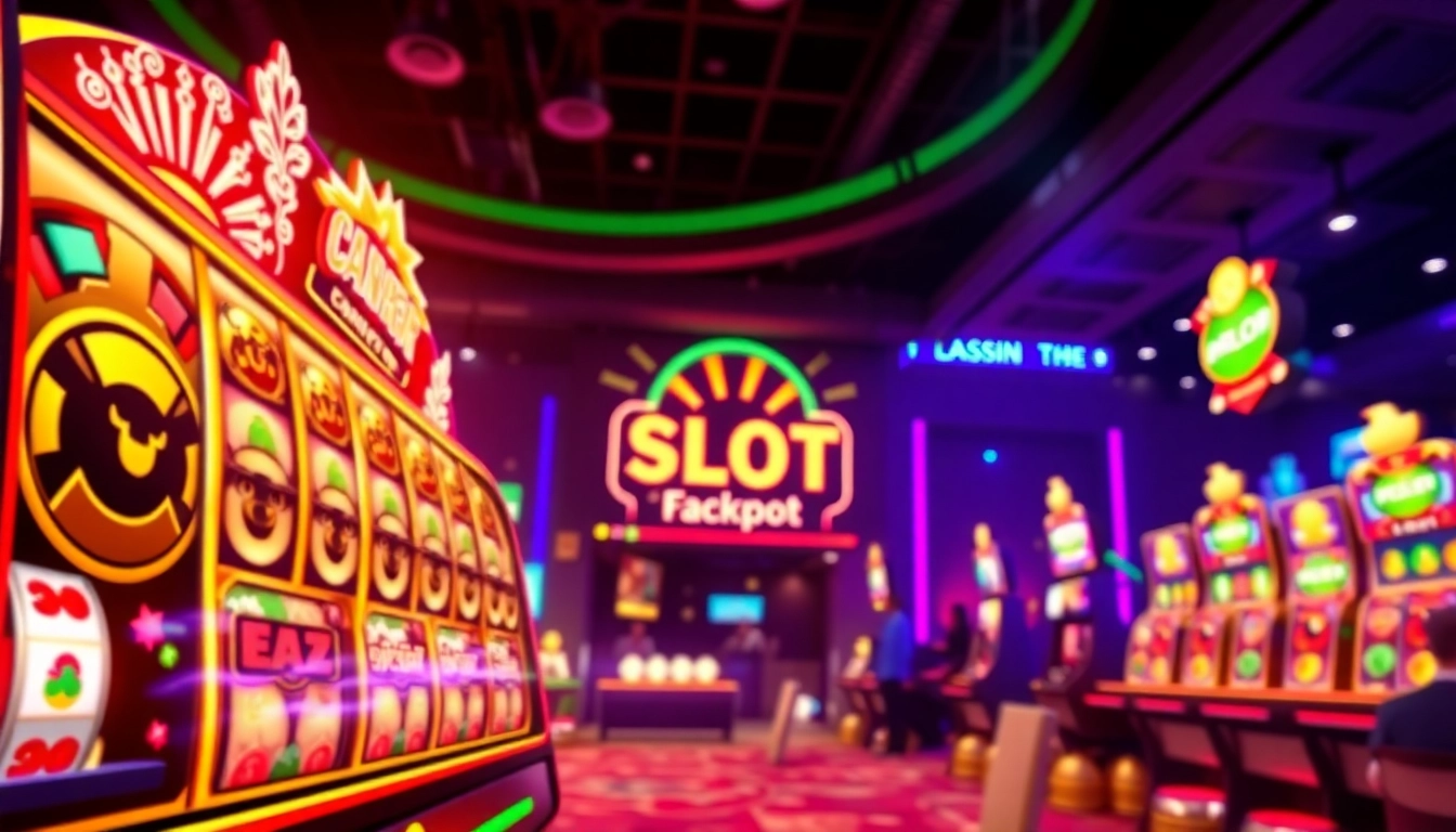 Engaging slot gacor game interface showcasing vibrant themes and high excitement.