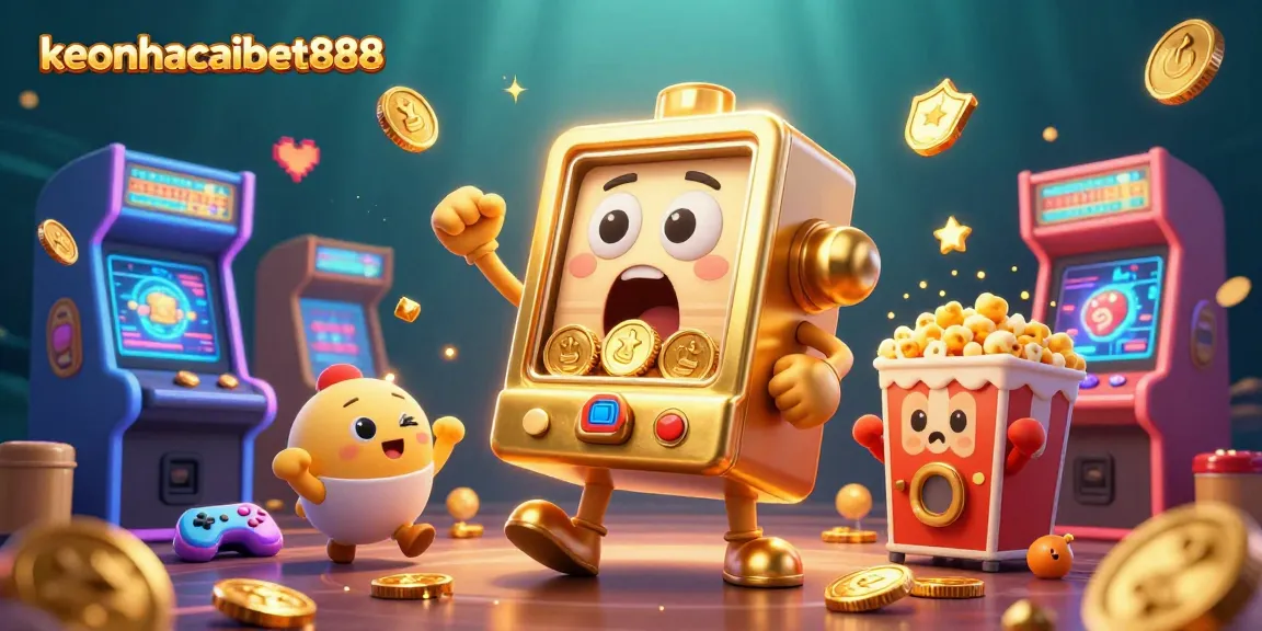 Experience excitement with keonhacaibet888 as slot machines cheer for a jackpot win!
