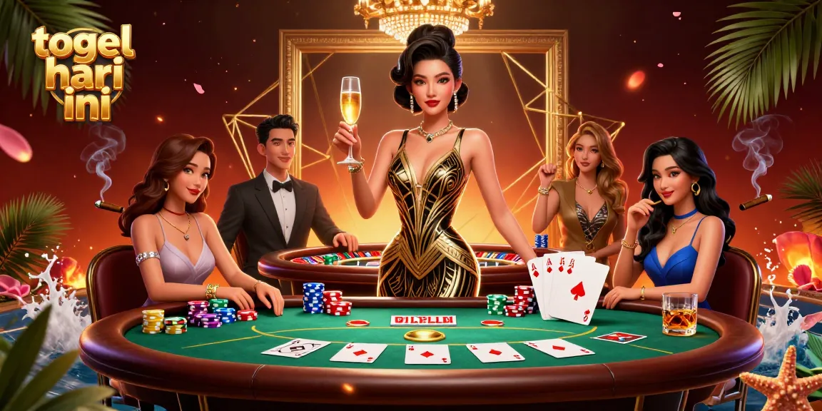 Experience today’s togel hari ini in 3D glamour and excitement featuring poker and roulette action.