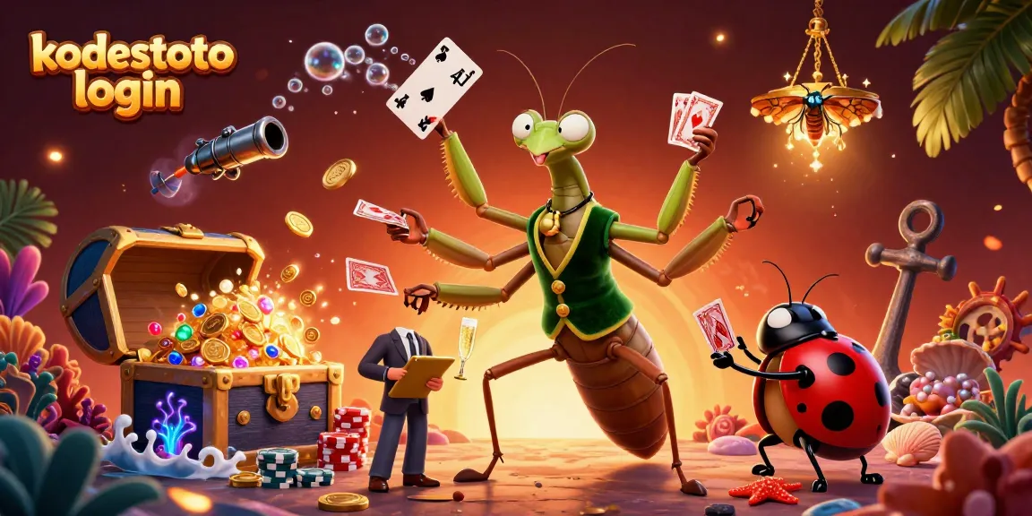 Experience kodestoto login with vibrant gaming elements in a dynamic casino scene.