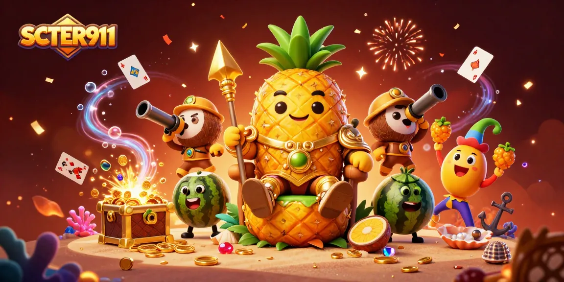 Engage in thrilling gameplay with SCATTER911’s vibrant beach casino scene featuring rich elements.