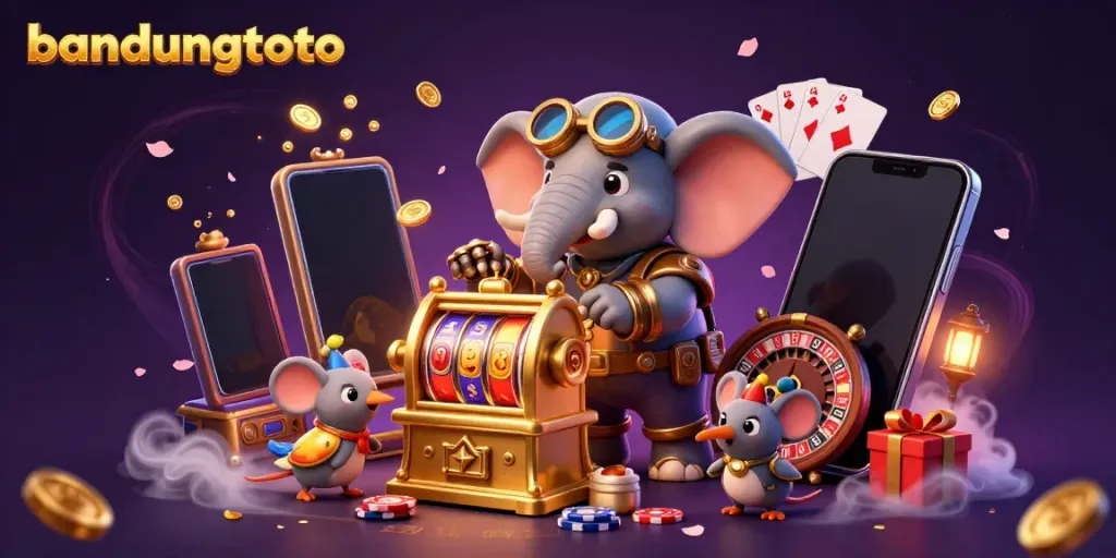 Experience thrilling gaming with bandungtoto in a vibrant 3D casino world full of excitement.