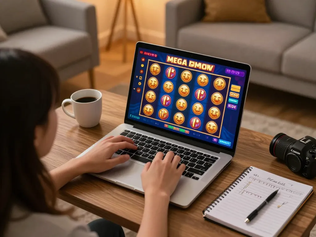 Bermain permainan mega slot di rumah dengan catatan strategis terlihat untuk permainan yang lebih baik.