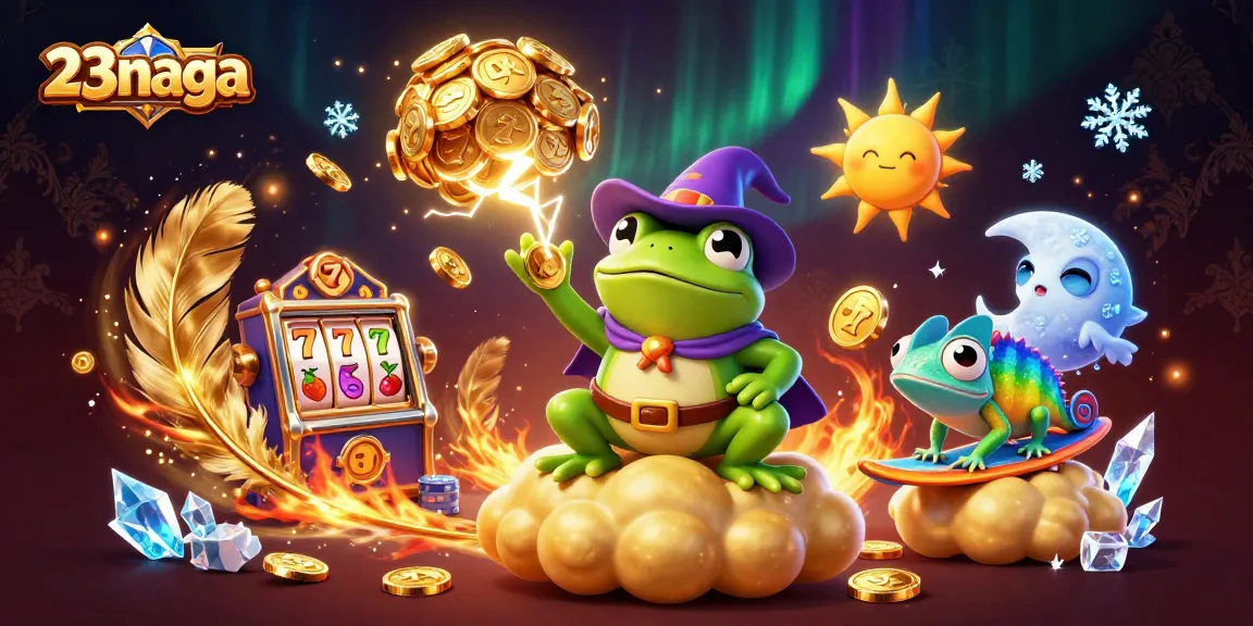 Permainan slot yang mendebarkan dengan elemen 23naga dan karakter ceria.