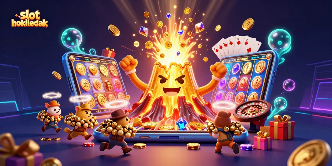 Play slot hokiledak and experience an energetic eruption of treasures!