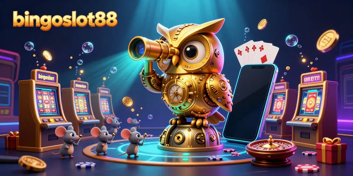 Mainkan slot di bingoslot88 dengan ilustrasi detail cerah dan permainan slot menarik.