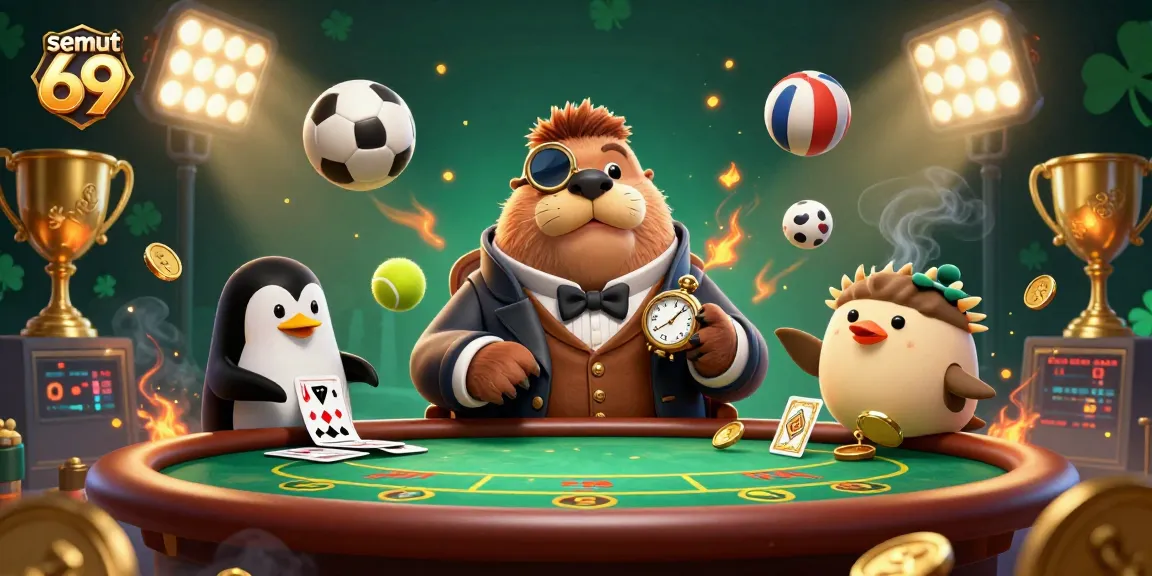 semut 69 beraksi di meja poker bawah laut dengan elemen judi yang menarik dan atmosfer menawan.