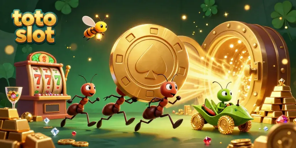 Menangkan dengan permainan toto slot yang dipenuhi dengan harta karun dan karakter menggemaskan.