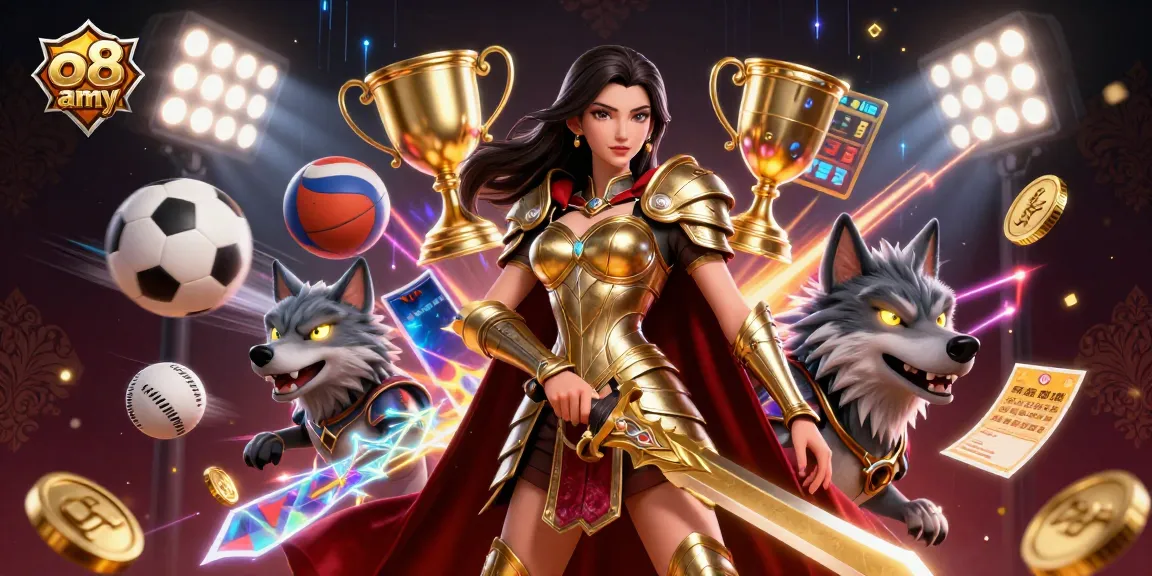 Engage in thrilling action with the o8 army, featuring a warrior queen and dynamic sports elements.