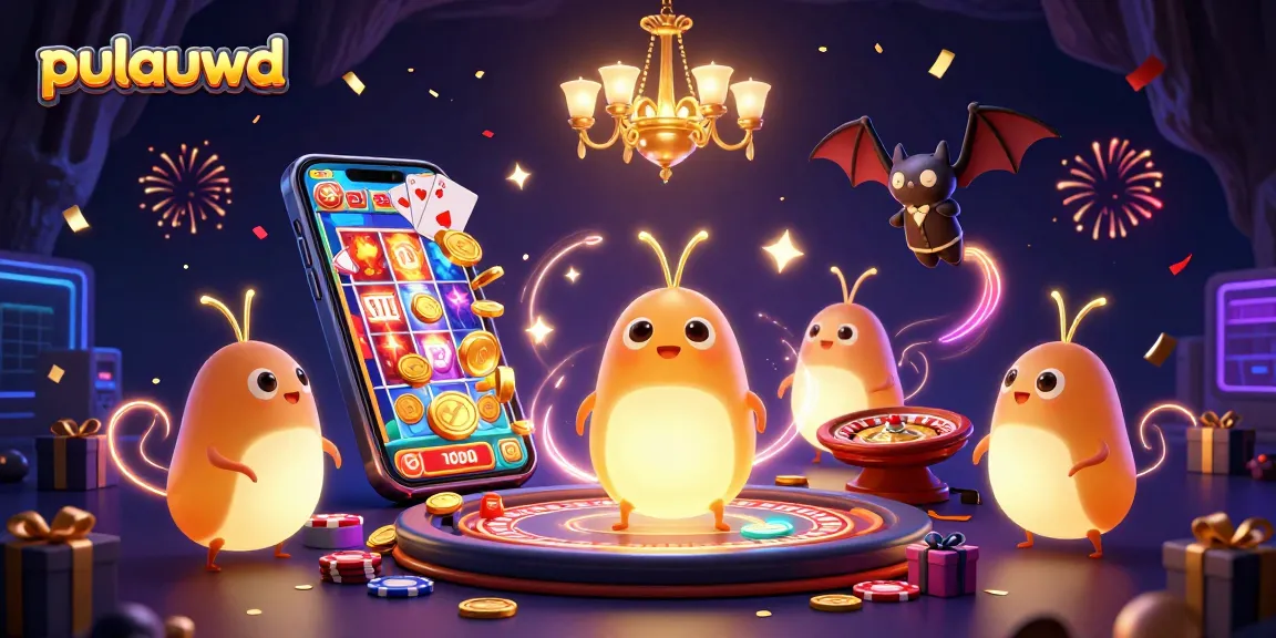 Engage with pulauwd in this vibrant casino scene filled with action and excitement.