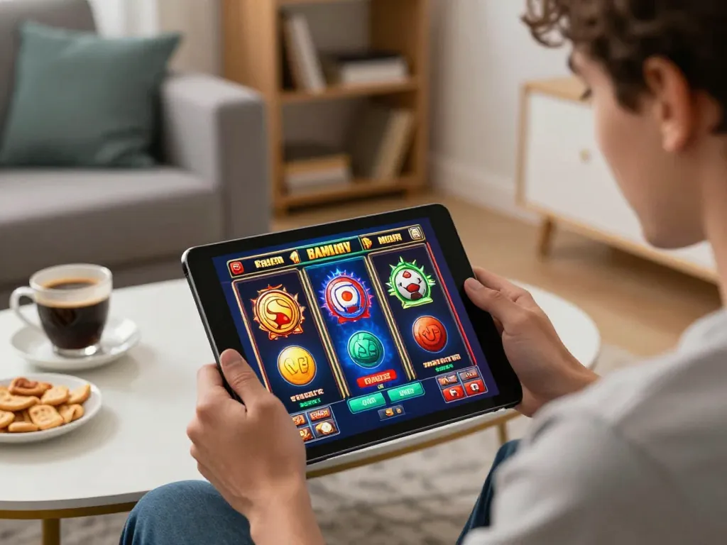 Mainkan permainan slot yang menarik di platform hwg500 dalam suasana rumah yang nyaman dengan visual yang menarik