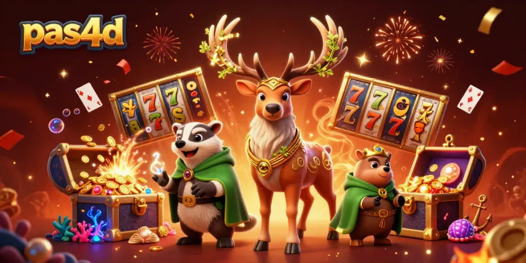 Melihat permainan slot menarik di pas4d dengan karakter magis dan harta karun yang menakjubkan.