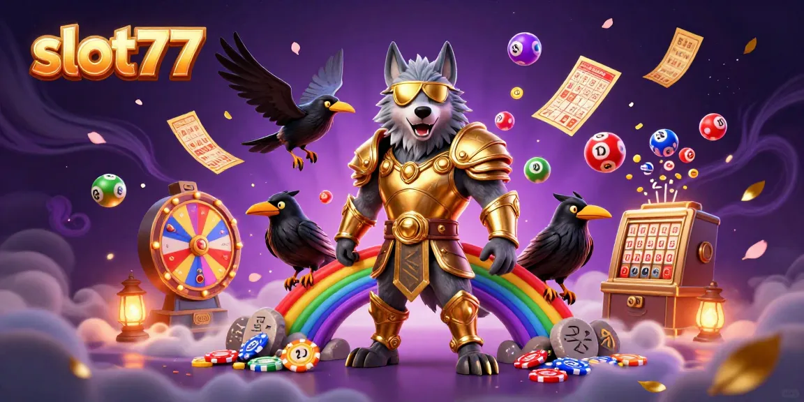 Menangkan jackpot di slot77 dengan ilustrasi unik dan penuh warna.