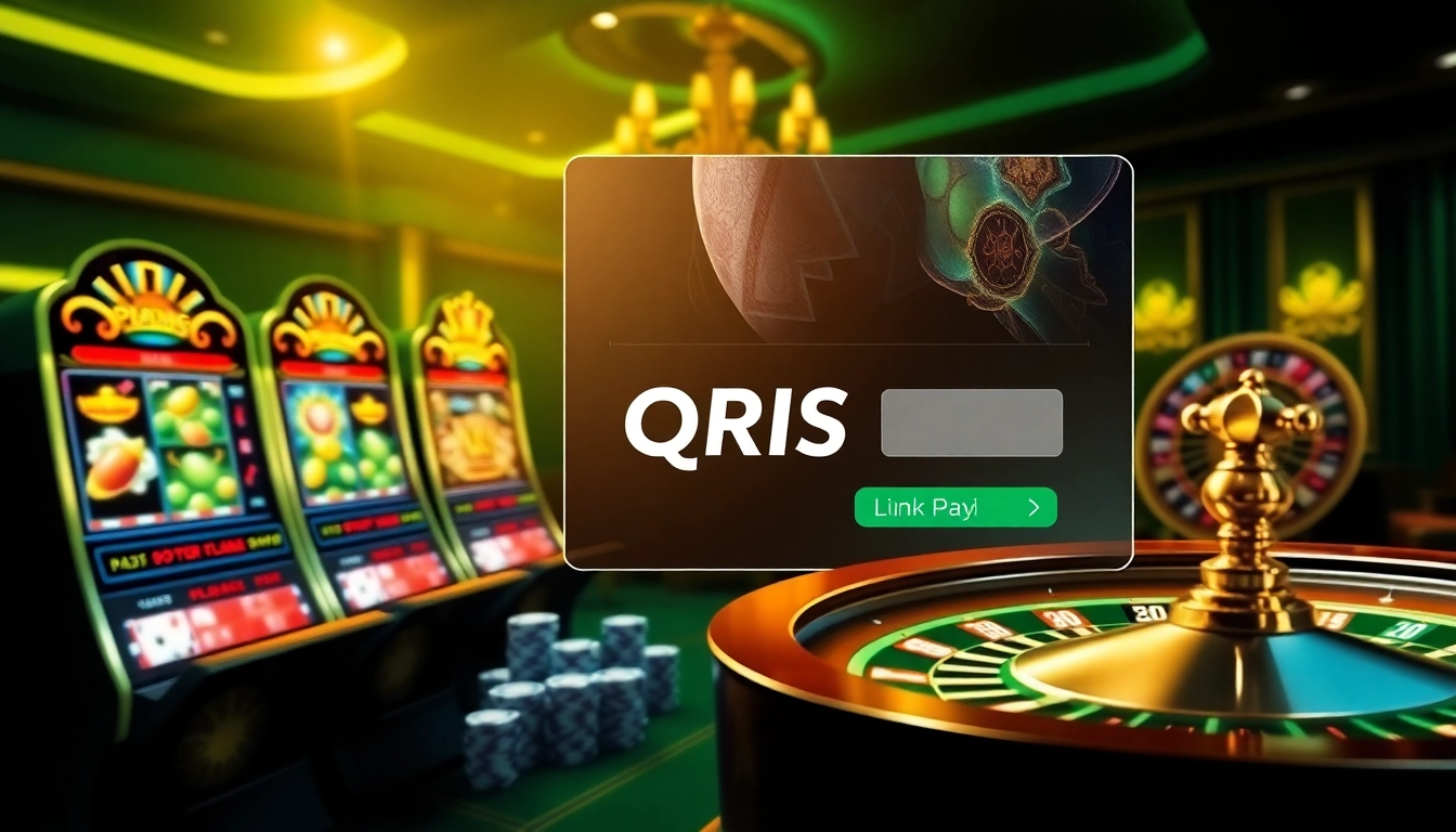 Play your favorite games with link slot pakai qris at a vibrant online casino featuring modern slots and roulette.
